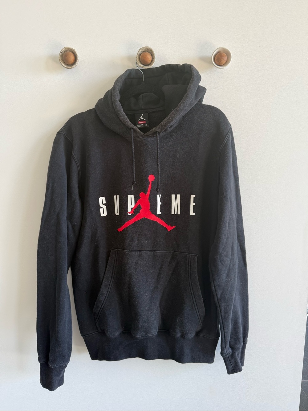 Supreme Black Hoodie Air Jordan hoodie